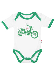 Claesens Kids Green & White Set of 2 Rompers