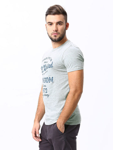 French Connection Men Grey T-shirt