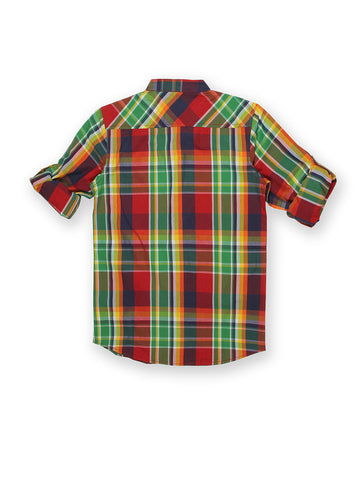 United Colors of Benetton Boys Multicoloured Checked Shirt